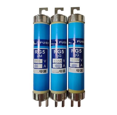1PCS Rundrohr-Bolzensicherung RG5 1200V 6A/12A/16A/18A/20A/25A/30A Sicherungskern(RG5-20A/1200V) von JAMKWMNB