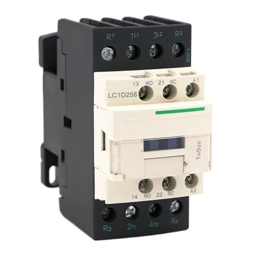 LC1D258M7 AC elektromagnetischer Schütz 4P 2NO+2NC LC1-D258M7 40A 220V AC Spule LC1D258M7 AC elektromagnetischer Schütz 4P 2NO+2NC LC1-D258M7 40A 220V AC Spule von JAMKWMNB