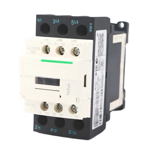LC1D38BD DC Elektromagnetisches Schütz 3P 3NO LC1-D38BD 38A 24V DC Spule LC1D38BD DC Elektromagnetisches Schütz 3P 3NO LC1-D38BD 38A 24V DC Spule von JAMKWMNB