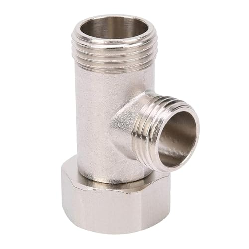 3-Wege-Messing-Verbindungsstücke, WC-Wasserhahn-Verteiler, Ventile, Bidet-Aufsatz, auslaufsicheres Design, einfache Installation, Messingverbinder mit Dichtungen von JAMNGHB