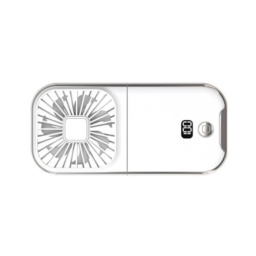 JAMNGHB Kleiner Handventilator mit 5 einstellbaren Geschwindigkeiten, leiser USB-C-wiederaufladbarer Schreibtischventilator für drinnen und draußen, Geburtstag, Urlaub, tragbarer Kühlventilator mit JAMNGHB Kleiner Handventilator mit 5 einstellbaren Geschwindigkeiten, leiser USB-C-wiederaufladbarer Schreibtischventilator für drinnen und draußen, Geburtstag, Urlaub, tragbarer Kühlventilator mit von JAMNGHB