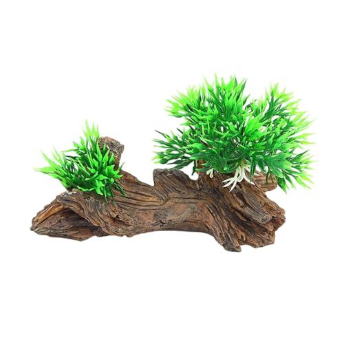 JAMNGHB Realistischer Baumstumpf, Aquarium-Zubehör, wasserdicht, Kunstharz, Dekoration für natürliches Aussehen, Unterwasserumgebung, Aquarien, Ornament von JAMNGHB