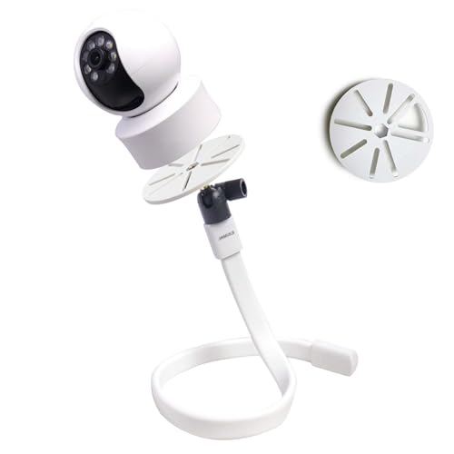 JAMUILS Flexible Twist Video Monitor Babyphone Halterung mit Mini Stativkopf, Sicherheitskamera überwachungskamera Halterung(Mit Universal-Adapter) von JAMUILS