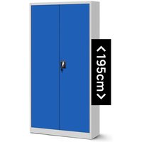 Jan Nowak - Aktenschrank C001H Büroschrank Metallschrank Stahlschrank Werkzeugschrank Stahlblech Pulverbeschichtet Flügeltürschrank Abschließbar 195 von JAN NOWAK