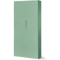 Zweitüriger Kleiderschrank mit Einlegeböden h, 900 x 1950 x 400 mm, Fresh Style: pastellgrün - grün von JAN NOWAK