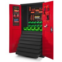 Jan Nowak Werkzeugschrank TC007 Werkstattschrank Garagenschrank Universalschrank Lagerschrank Pulverbeschichtet Flügeltüren Stahlblech 185 cm x 92 cm Jan Nowak Werkzeugschrank TC007 Werkstattschrank Garagenschrank Universalschrank Lagerschrank Pulverbeschichtet Flügeltüren Stahlblech 185 cm x 92 cm von JAN NOWAK