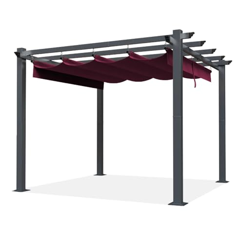 JANCANOPY Ersatzplatte für Home Depot Hampton Bay Pergola Modell #GFM00467F, GFM00469A (Burgunderrot) von JANCANOPY