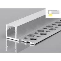 Jandei - Aluminiumprofil 2 Meter für Gips-/Gips -Integration, 31,2x13,2 mm von JANDEI