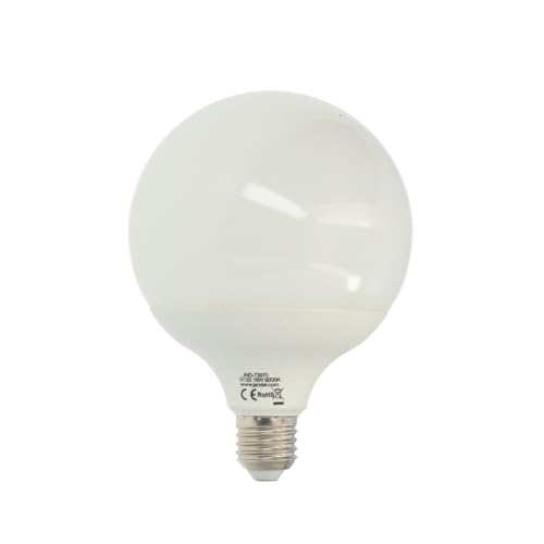 JANDEI - 270º Globe LED Birne, G120, E27 Gewinde, 18W (140W Äquivalent) 6000K, 1800 Lumen (Kaltes Weiß) von JANDEI