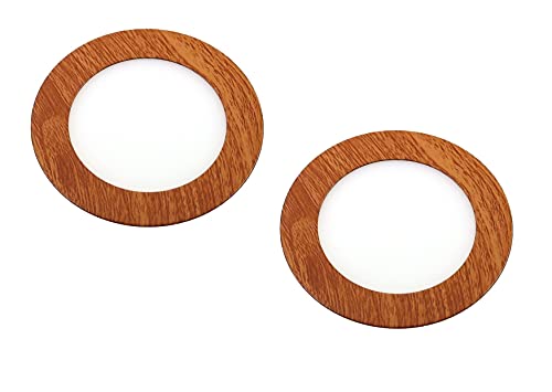 JANDEI - 2er-Pack Led Downlight -Holzausführung -6W 6000ºK -105 mm- 480 Lumen - Runder Einbau Extra Flach 1.3cm Tiefe- Inklusive Treiber JANDEI - 2er-Pack Led Downlight -Holzausführung -6W 6000ºK -105 mm- 480 Lumen - Runder Einbau Extra Flach 1.3cm Tiefe- Inklusive Treiber von JANDEI