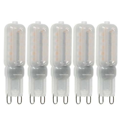 JANDEI G9 dimmbare LED-Lampe 5W weiß 3000ºK warm Blister 5 Stück von JANDEI