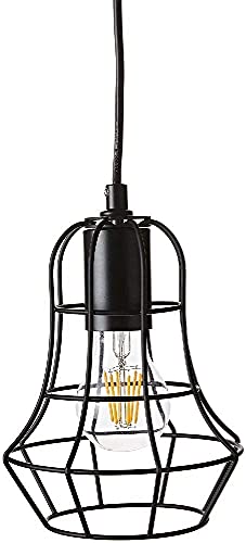 JANDEI – Hänge-Deckenleuchte Tulipa Rosca (Leuchtmittel nicht im Lieferumfang enthalten) – E27-220-240Vac – IP20 – Vintage-Industrie-Rustikal-Stil – Metall – Restaurant, Hotel, Wohnzimmer… von JANDEI