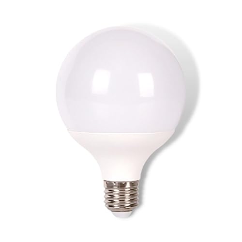 JANDEI - LED Globe Bulb 270º, G95 E27 Gewinde, 15W (100W äquivalent) Cool White Light 6000K, 1700 Lumen, Wohnzimmer, Büro, Schlafzimmer, Haus, Garage, Werkstatt, Baustelle, Treppe. von JANDEI