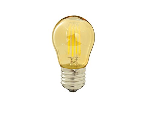 JANDEI - LED-Glühbirne mit Filament 4W G45 goldfarben E27 6000K (1 EINHEIT) von JANDEI