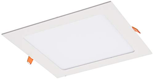 JANDEI Quadratische und einbaufertige Downlight LED. Weiß. (6000K, 15W). Deckenleuchte, Deckenbeleuchtung, Deckenleuchte Panel, Deckeneinbauleuchte von JANDEI