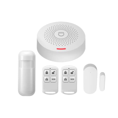 JANDEI - WiFi-Alarm System mit Sirene, Magnetdetektor, Türsensoren, Fernbedienung. Steuerung per Handy oder Tablet mit Tuya Smart App, Smartlife, Google Home und Alexa. JANDEI - WiFi-Alarm System mit Sirene, Magnetdetektor, Türsensoren, Fernbedienung. Steuerung per Handy oder Tablet mit Tuya Smart App, Smartlife, Google Home und Alexa. von JANDEI