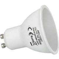 10x 7W GU10 led -Glühbirne entspricht 50 w, 120 ° Öffnung, warmer Blank 3000 km 50x50 mm Blanco Marco - Jandei von JANDEI