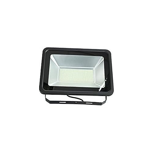Jandei 150W 6000K Schlanker IP65 LED-Projektor für den Außenbereich, Schwarz von JANDEI