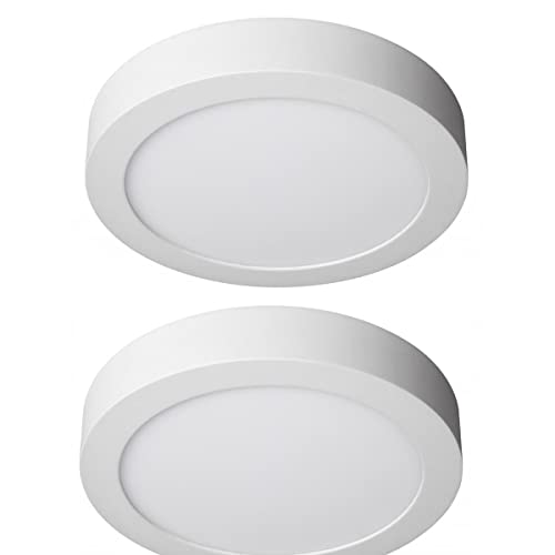 Jandei 24W 6000ºK Runde Oberfläche Downlight LED 2 Stücke, Kaltes Weiß von JANDEI