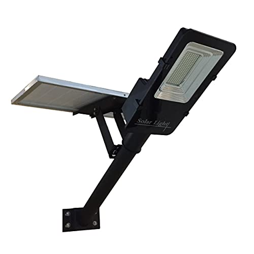 JANDEI LED-Solarlampe/Straßenlampe mit orientierbarem Solarmodul. 60W. 6000K. Für Außenbereich und Ion-Lithium Batterie. Mit Fernbedienung. von JANDEI