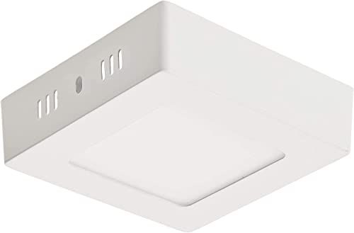 JANDEI - 6W 4200K Weiße Quadratische Oberfläche Downlight-LED, Weiß von JANDEI