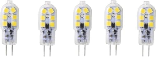 Jandei - G4 LED-Leuchtmittel, 1,5 W, 12 V, dimmbar, warmweiß, 3000 K, 5 Stück von JANDEI