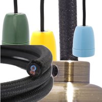 Schwarzes Textil elektrisches Kabel x 1m Lampitía - Jandei von JANDEI