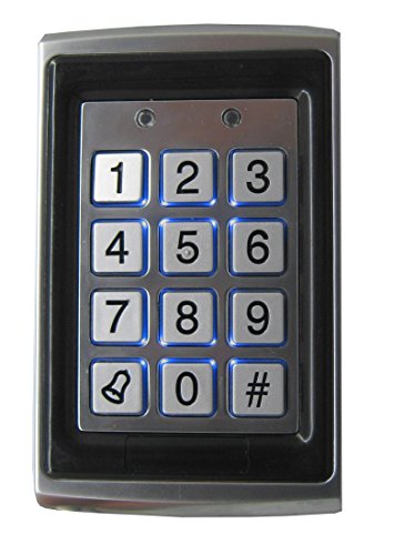 Jandei - Standalone-Tastaturzugriffskontrolle über 125-kHz-RFID-Zubehör oder PIN, numerische Hintergrundbeleuchtung. IP67 für den Außenbereich gültig Jandei - Standalone-Tastaturzugriffskontrolle über 125-kHz-RFID-Zubehör oder PIN, numerische Hintergrundbeleuchtung. IP67 für den Außenbereich gültig von JANDEI