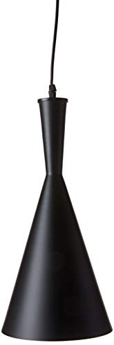 Jandei - Trumpet Decke Lampe, 18 cm Durchmesser, Schwarz von JANDEI