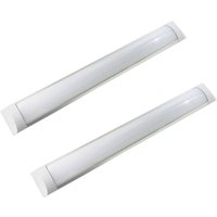 X2 led -Streifen, 36W 120 cm 3600 Lumen Neutra 4000k, IP20 -Schutz für Innenraum, entspricht 2 Fluoreszenzrohren - Jandei von JANDEI