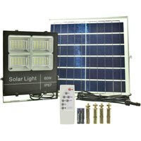 Led Solar Projector 60W separate Panel Lithiumbatterie 600 Lumen 120 LEDs Solarbeleuchtung - Jandei von JANDEI