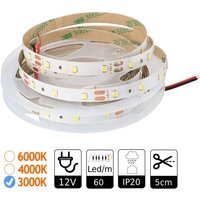 Tira led 12V 3000ºK 60LEDS IP20 SMD2835 bobina 5 mts - Jandei von JANDEI