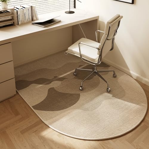 Arch Anti-Rutsch Geräuschlos Bürostuhl Matte, Hartbodenschutzmatte Für Hartholzboden, Moderne Einfache Kunst Stuhl Rolling Mat-B||80 * 120CM von JANEMUA
