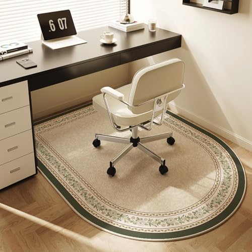 Arch Anti-Rutsch Geräuschlos Bürostuhl Matte, Hartbodenschutzmatte Für Hartholzboden, Moderne Einfache Kunst Stuhl Rolling Mat-D||100 * 120CM von JANEMUA