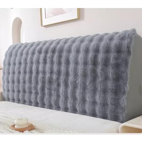 Bettkopfteil-Schonbezug, Verdickender Stretch-Bettkopfteilbezug, Staubdichter Schutzbezug Für Bubble Velvet-Kopfteile Für Die Schlafzimmerdekoration In Voller Queen-Size-Größe- Dark Gray||200CM Bettkopfteil-Schonbezug, Verdickender Stretch-Bettkopfteilbezug, Staubdichter Schutzbezug Für Bubble Velvet-Kopfteile Für Die Schlafzimmerdekoration In Voller Queen-Size-Größe- Dark Gray||200CM von JANEMUA