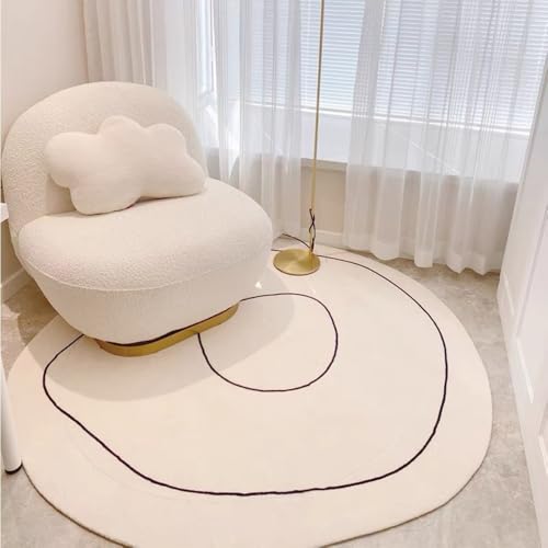 Büro-Computerstuhl-Teppich, Antirutsch-Profi-Schutzmatte, Für Teppich- Und Hartholzböden-A||90×90cm von JANEMUA