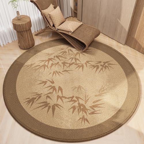 Chinese Style Desk Chair Protector Teppich, Anti-Rutsch Holz/Fliesen Schutz Matte, Für Haus Und Büro Bodenmatte-B||140×140CM Chinese Style Desk Chair Protector Teppich, Anti-Rutsch Holz/Fliesen Schutz Matte, Für Haus Und Büro Bodenmatte-B||140×140CM von JANEMUA
