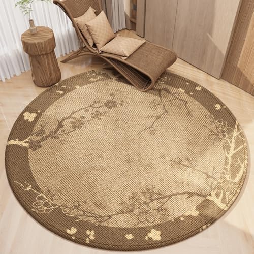 Chinese Style Desk Chair Protector Teppich, Anti-Rutsch Holz/Fliesen Schutz Matte, Für Haus Und Büro Bodenmatte-D||200×200CM Chinese Style Desk Chair Protector Teppich, Anti-Rutsch Holz/Fliesen Schutz Matte, Für Haus Und Büro Bodenmatte-D||200×200CM von JANEMUA