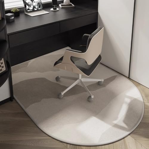 Hartbodenschutzmatte, Gewölbte Anti-Rutsch-Bürostuhlmatte, Haus/Büro-Mehrzweck-Stuhlteppich-A||120 * 180CM von JANEMUA