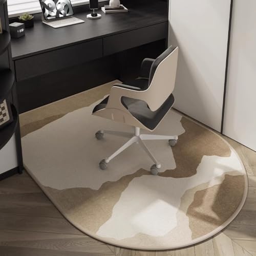 Hartbodenschutzmatte, Gewölbte Anti-Rutsch-Bürostuhlmatte, Haus/Büro-Mehrzweck-Stuhlteppich-B||120 * 180CM von JANEMUA