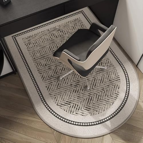 Hartholzboden-Schutzmatte, Gewölbte Anti-Rutsch-Gaming-Stuhl-Matte, Haus/Büro-Mehrzweck-Stuhl-Teppich-A||120 * 180CM von JANEMUA