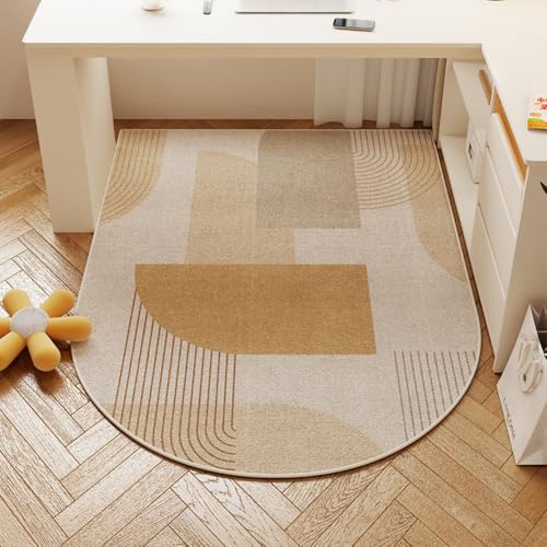 Holz/Fliesenboden-Schutzmatte, Gewölbte Anti-Rutsch-Gaming-Stuhl-Matte, Für Gaming/Büro/Heimzimmer-B||60 * 120CM von JANEMUA