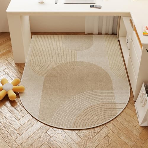 Holz/Fliesenboden-Schutzmatte, Gewölbte Anti-Rutsch-Gaming-Stuhl-Matte, Für Gaming/Büro/Heimzimmer-C||80 * 120CM von JANEMUA
