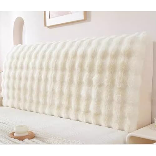 JANEMUA Bettkopfteil-Schonbezug, Verdickender Stretch-Bettkopfteilbezug, Staubdichter Schutzbezug Für Bubble Velvet-Kopfteile Für Die Schlafzimmerdekoration In Voller Queen-Size-Größe- Beige||200CM JANEMUA Bettkopfteil-Schonbezug, Verdickender Stretch-Bettkopfteilbezug, Staubdichter Schutzbezug Für Bubble Velvet-Kopfteile Für Die Schlafzimmerdekoration In Voller Queen-Size-Größe- Beige||200CM von JANEMUA