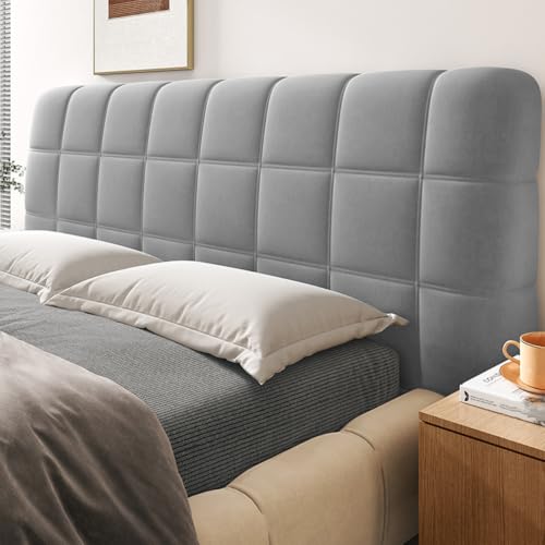 JANEMUA Kopfteil-Bettbezug, Gesteppter Kopfteil-Bezug, Dicker, Staubdichter Schutzbezug Für Doppel-, Queen- Und Kingsize-Betten, Zur Dekoration des Schlafzimmers- Dark Gray|| 150CM JANEMUA Kopfteil-Bettbezug, Gesteppter Kopfteil-Bezug, Dicker, Staubdichter Schutzbezug Für Doppel-, Queen- Und Kingsize-Betten, Zur Dekoration des Schlafzimmers- Dark Gray|| 150CM von JANEMUA