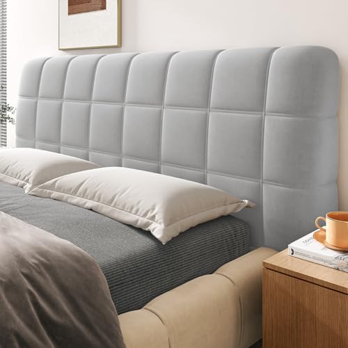 JANEMUA Kopfteil-Bettbezug, Gesteppter Kopfteil-Bezug, Dicker, Staubdichter Schutzbezug Für Doppel-, Queen- Und Kingsize-Betten, Zur Dekoration des Schlafzimmers- Light Gray|| 210CM JANEMUA Kopfteil-Bettbezug, Gesteppter Kopfteil-Bezug, Dicker, Staubdichter Schutzbezug Für Doppel-, Queen- Und Kingsize-Betten, Zur Dekoration des Schlafzimmers- Light Gray|| 210CM von JANEMUA