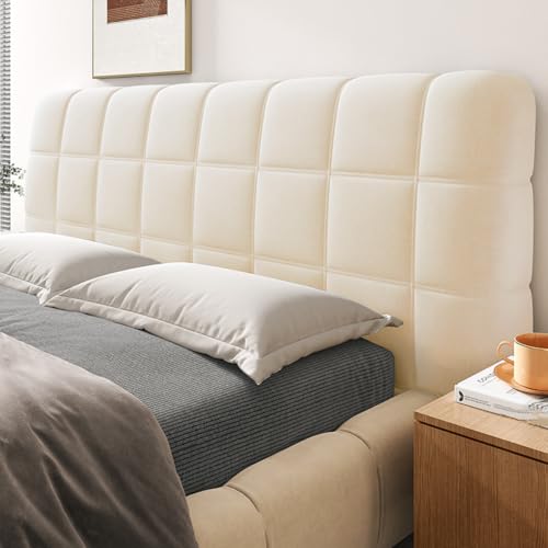 JANEMUA Kopfteil-Bettbezug, Gesteppter Kopfteil-Bezug, Dicker, Staubdichter Schutzbezug Für Doppel-, Queen- Und Kingsize-Betten, Zur Dekoration des Schlafzimmers-Off-White|| 150CM JANEMUA Kopfteil-Bettbezug, Gesteppter Kopfteil-Bezug, Dicker, Staubdichter Schutzbezug Für Doppel-, Queen- Und Kingsize-Betten, Zur Dekoration des Schlafzimmers-Off-White|| 150CM von JANEMUA