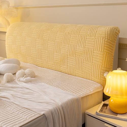 JANEMUA Kopfteilbezug, Pure Color Stretch All-Inclusive Elastic Bed Für Schlafzimmerdekor Für Einzel-, Doppel- Und Kingsize-Betten-Yellow||Length 200 * 60cm JANEMUA Kopfteilbezug, Pure Color Stretch All-Inclusive Elastic Bed Für Schlafzimmerdekor Für Einzel-, Doppel- Und Kingsize-Betten-Yellow||Length 200 * 60cm von JANEMUA