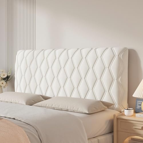 JANEMUA Kopfteilbezug, einfarbiges staubdichtes Bett für Full Queen King Size Schlafzimmerdekoration, Dicke staubdichte Kopfteilpolsterung Schutzbezug-Beige|| 200cm JANEMUA Kopfteilbezug, einfarbiges staubdichtes Bett für Full Queen King Size Schlafzimmerdekoration, Dicke staubdichte Kopfteilpolsterung Schutzbezug-Beige|| 200cm von JANEMUA