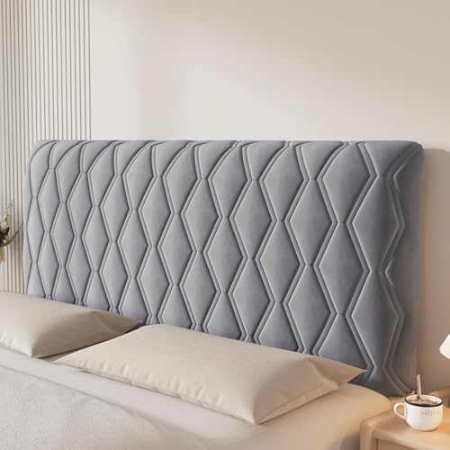 JANEMUA Kopfteilbezug, einfarbiges staubdichtes Bett für Full Queen King Size Schlafzimmerdekoration, Dicke staubdichte Kopfteilpolsterung Schutzbezug- Dark Gray|| 200cm JANEMUA Kopfteilbezug, einfarbiges staubdichtes Bett für Full Queen King Size Schlafzimmerdekoration, Dicke staubdichte Kopfteilpolsterung Schutzbezug- Dark Gray|| 200cm von JANEMUA